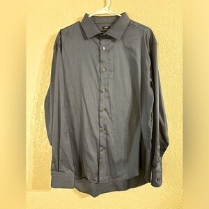 Kenneth Cole blue button down dress shirt